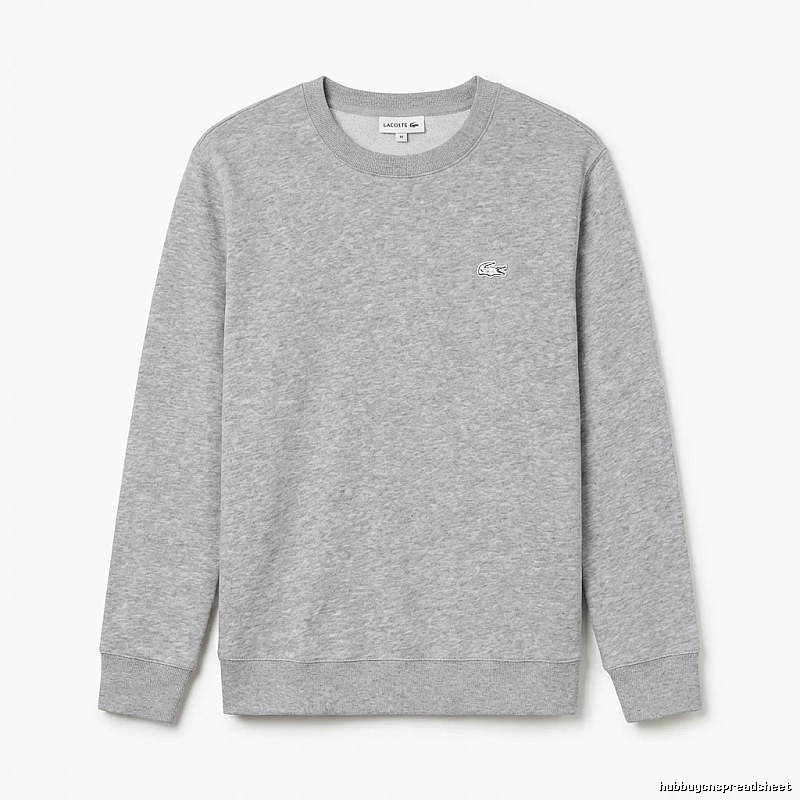 Lacoste basic simple grey sweatshirt