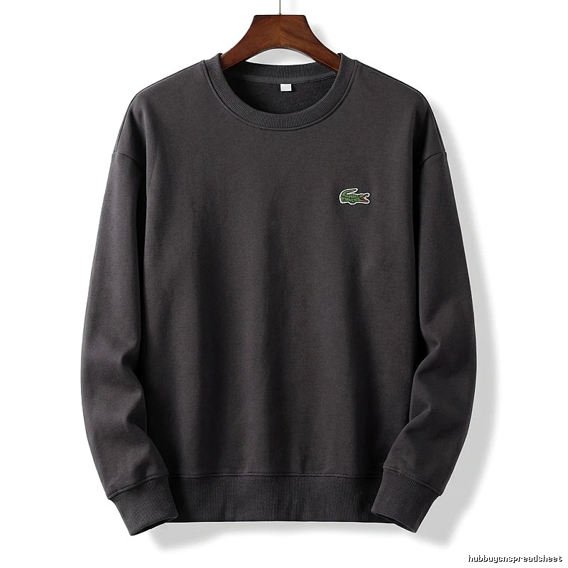 Lacoste basic simple style black sweatshirt