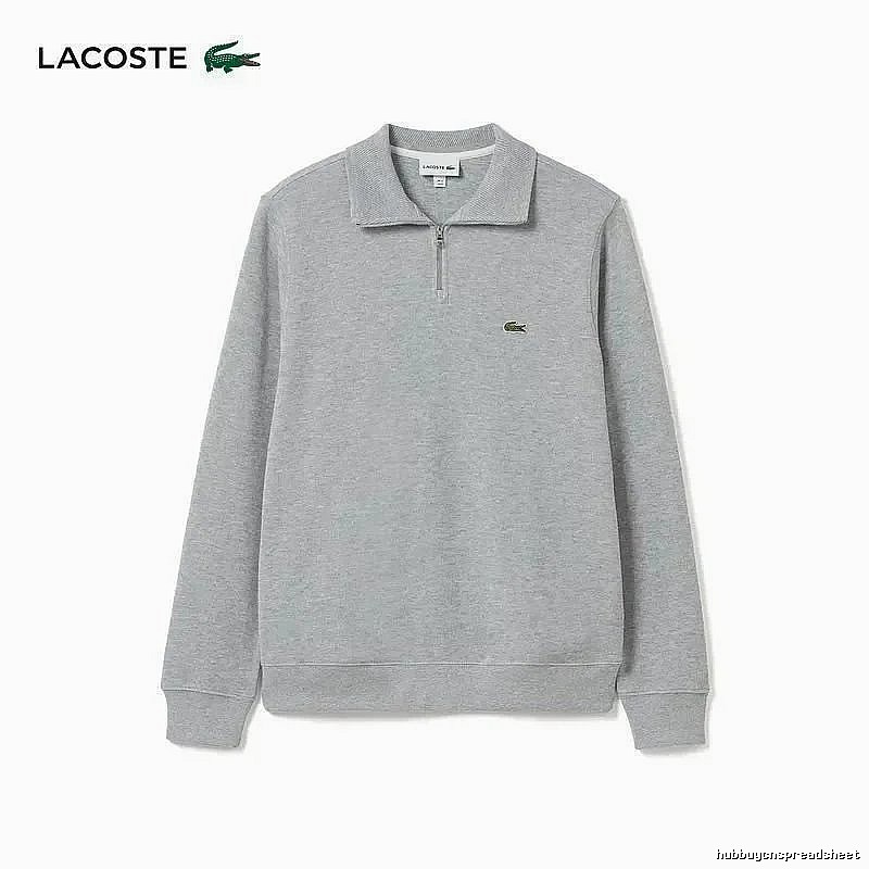 Lacoste Casual Quarter-zip sweatshirt Black Quarter Zip for Streetwear Looks
