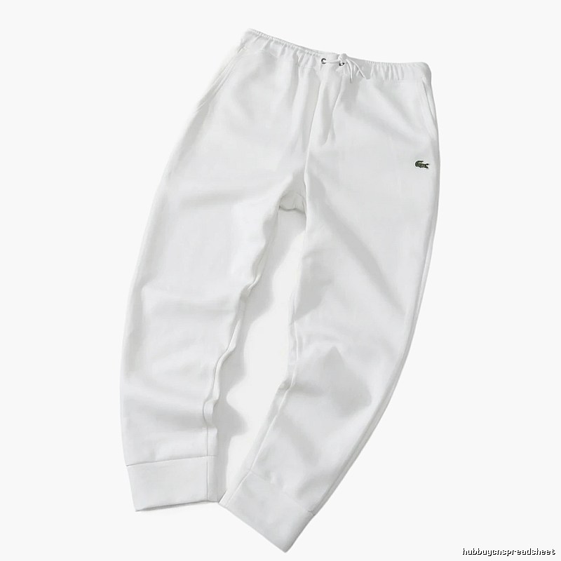 Lacoste casual style white sweatpants