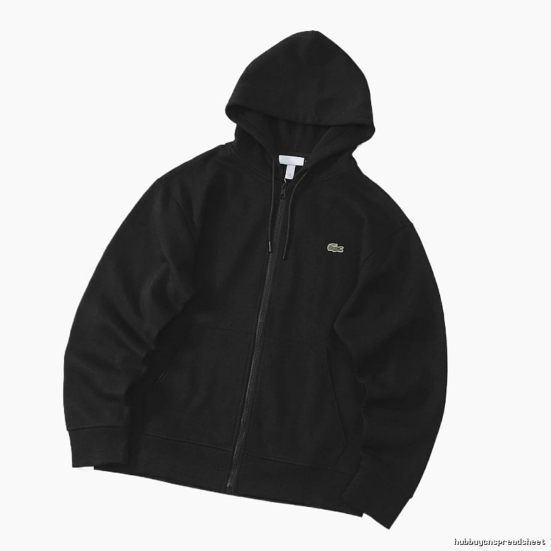 Lacoste classic black hoodie