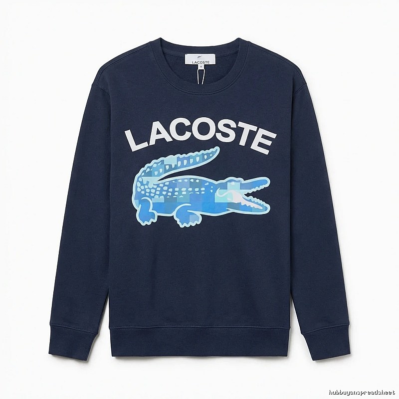 Lacoste Classic Style Fashion Navy Blue Sweatshirt