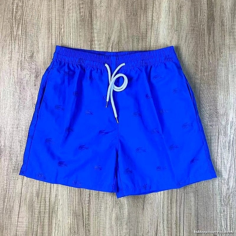 Lacoste Monogram Swim shorts Navy Drawstring Subtle for Layered Styling