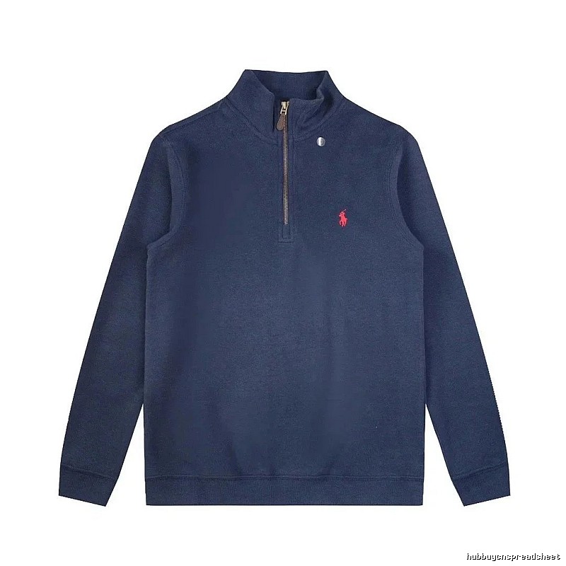 Lacoste Streetwear Quarter-zip sweatshirt Black Quarter Zip with Logo Accent