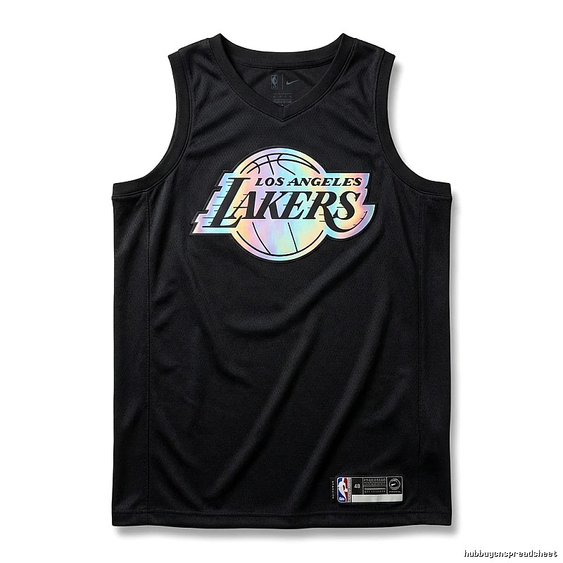 LBJ Lakers black trendy brand vest