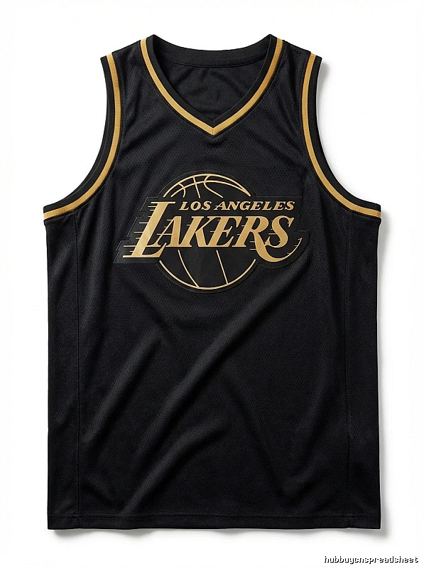 LBJ Lakers retro black jersey