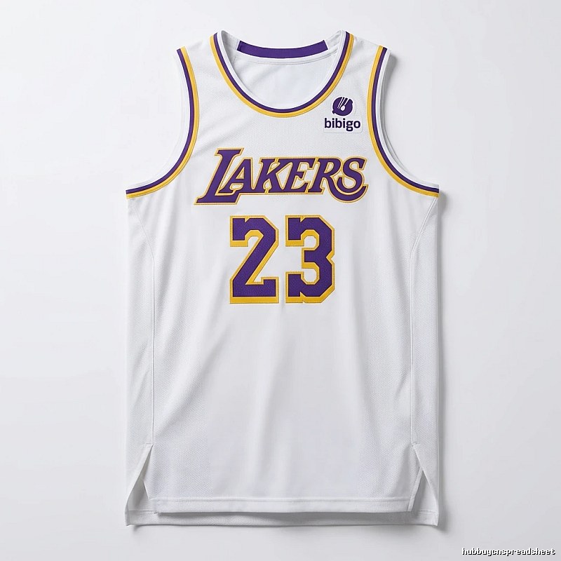 LBJ Lakers retro-style jersey