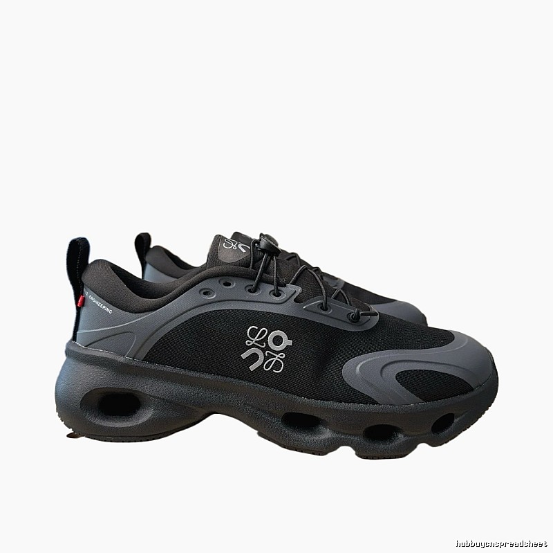 LOEWE black casual sports shoes