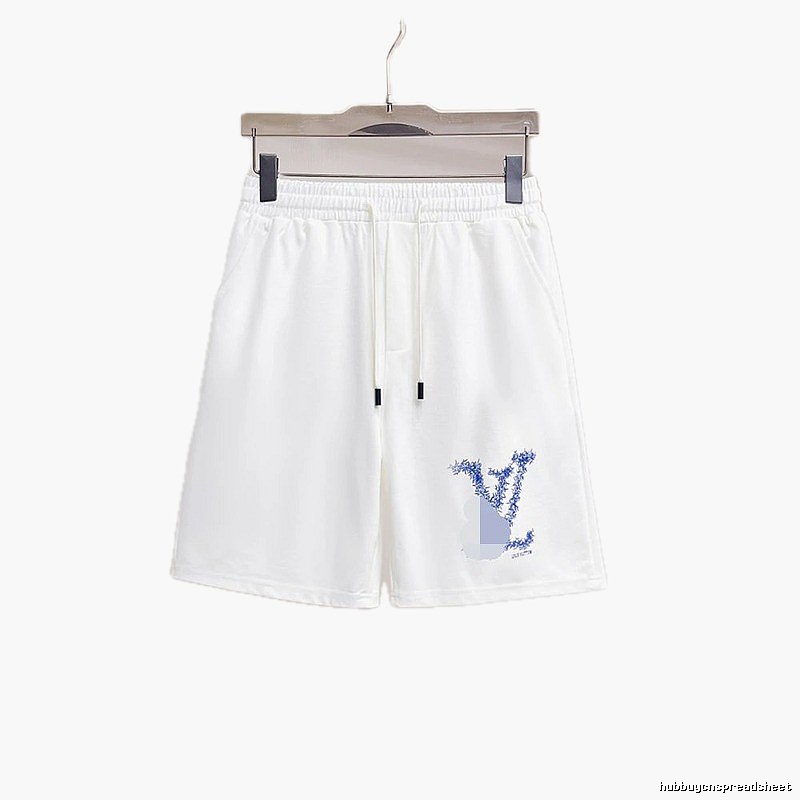 Louis Vuitton Classic Print Casual Style White Shorts