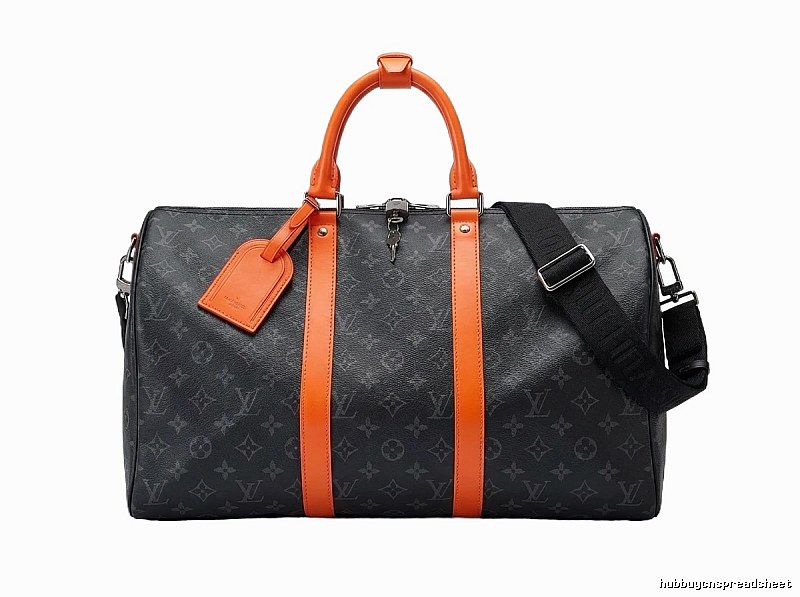 LV Classic Fashion Orange and Black Bag