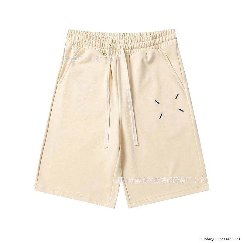 Maison Margiela minimalist style beige shorts