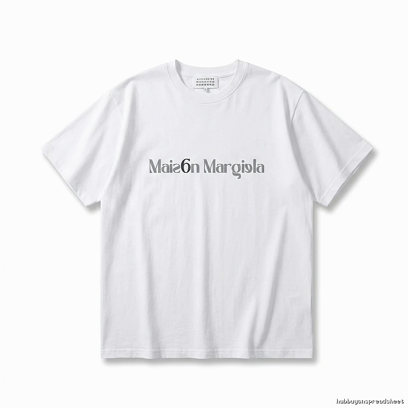 Maison Margiela minimalist style white T-shirt