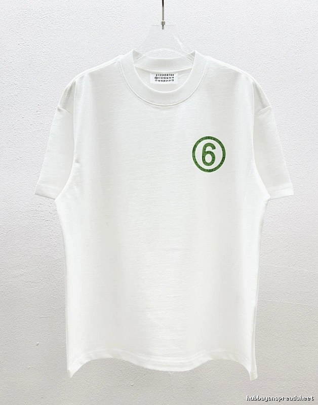 Maison Margiela MM6 Minimalist Style White T-Shirt