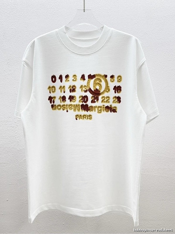 Maison Margiela Number Series High-Street White T-Shirt