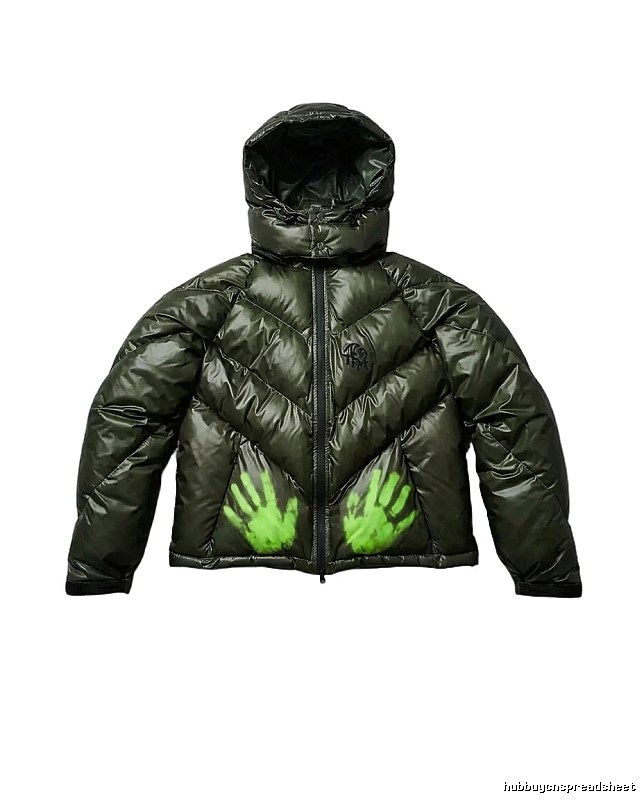 Mertra trendy brand luminous green down jacket