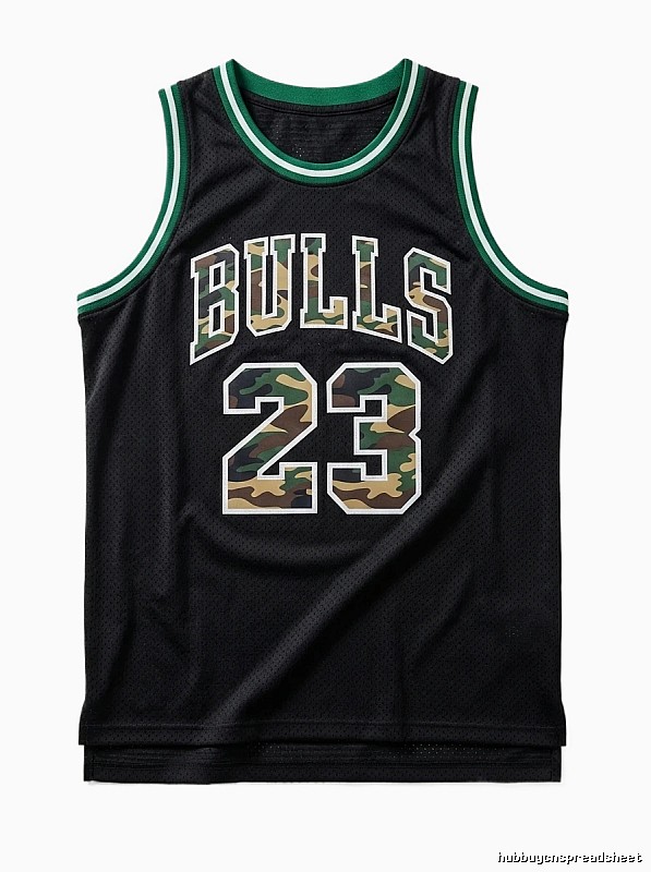 Michael Jordan camouflage-style jersey