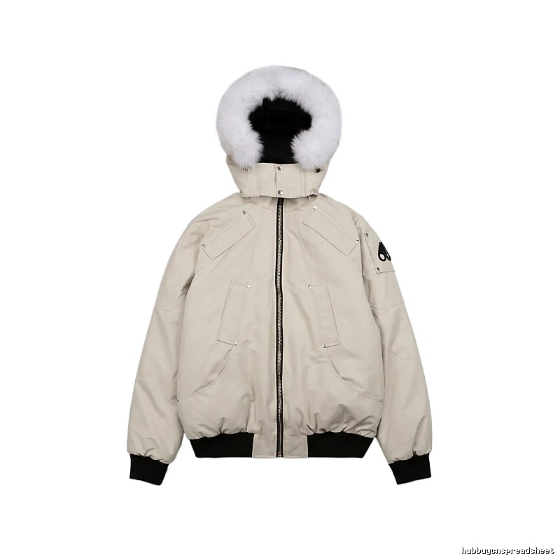 Michael Kors parka down jacket in off-white