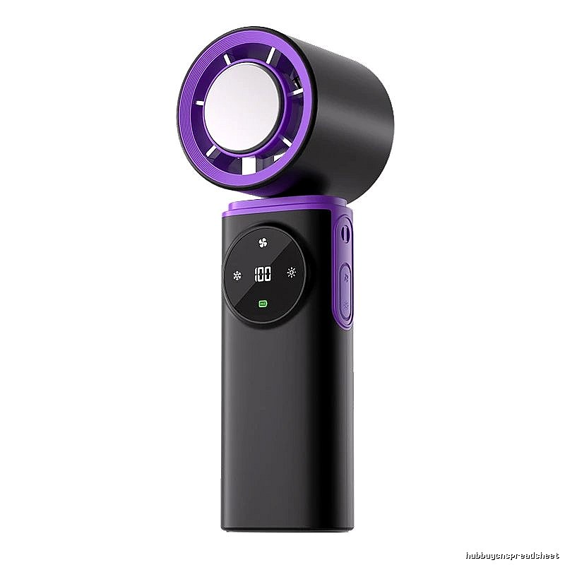 Mini Handheld Cooling Fan For Portable Airflow Gray Ice-compress Version