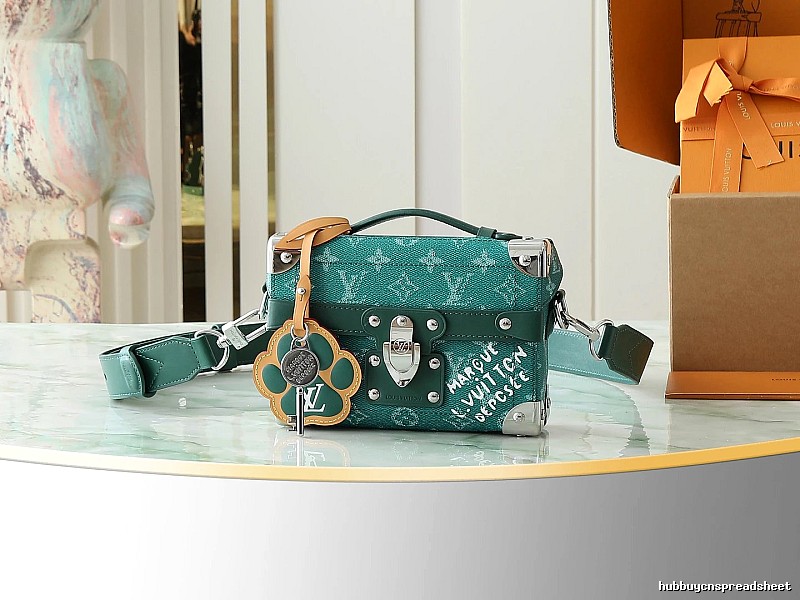Mini Shoulder Bag by Dior with Teal Studded Mini Bag