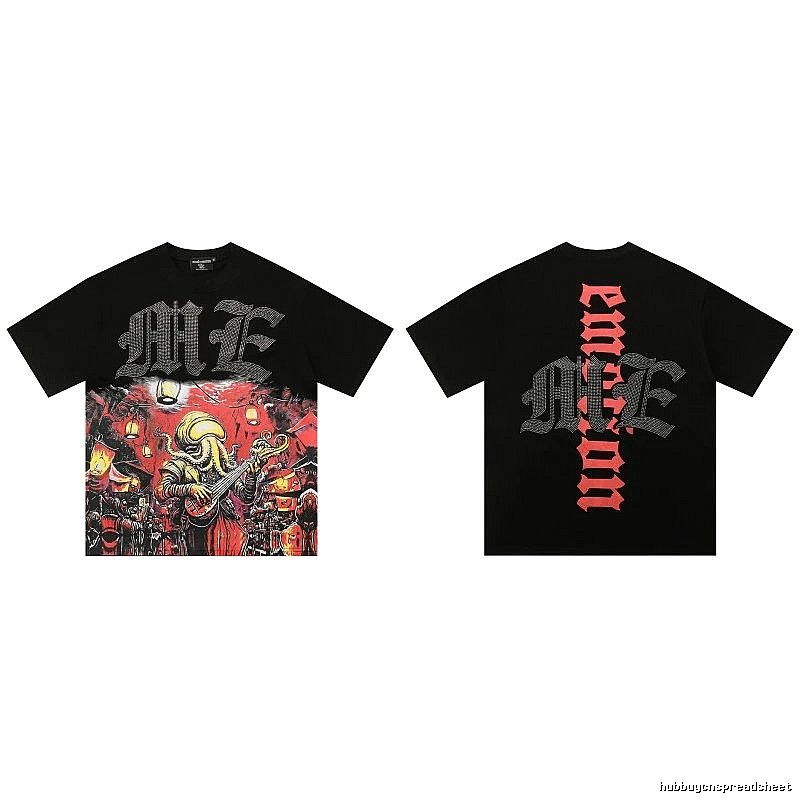 Mixed Emotion Cthulhu Gothic Style Black T-Shirt