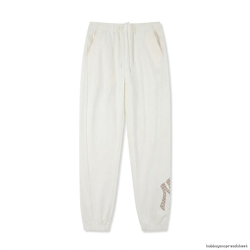 MLB casual style white sweatpants