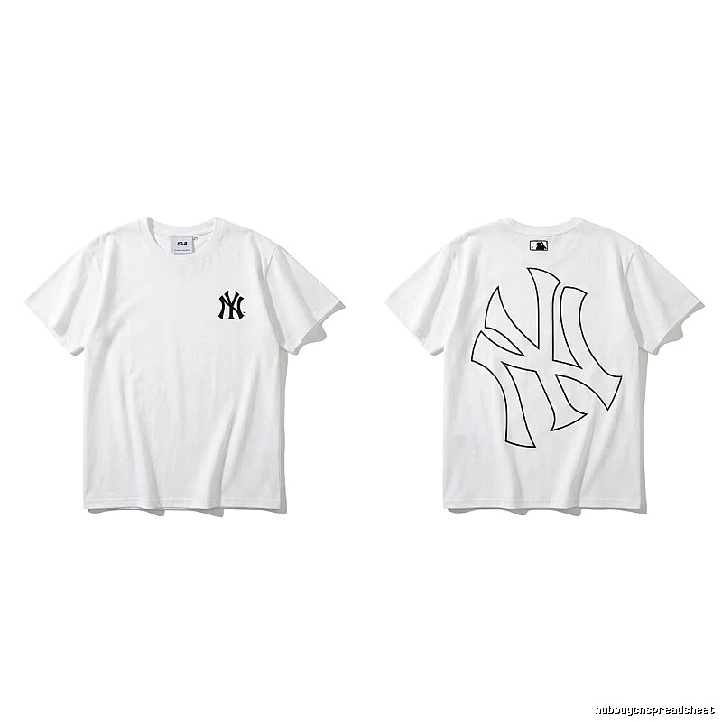 MLB New York Yankees minimalist style white T-shirt