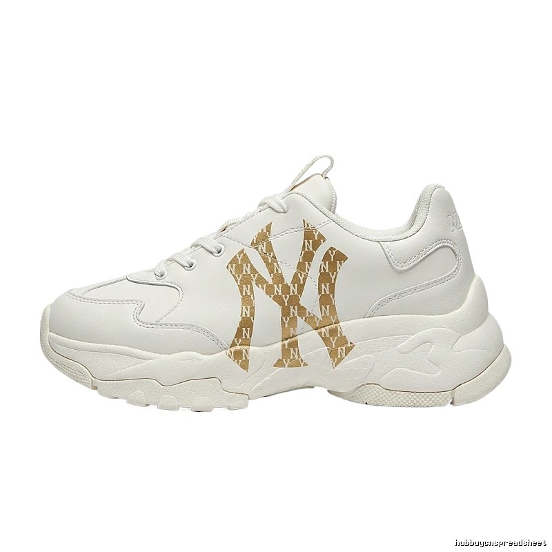 MLB NY Series Retro Style White Shoes