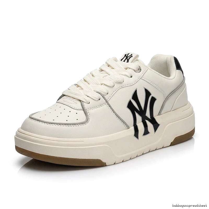 MLB NY Series Simple White Sports Shoes
