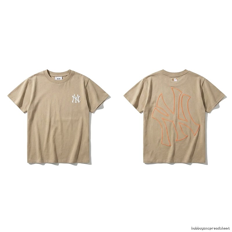 MLB retro style khaki T-shirt