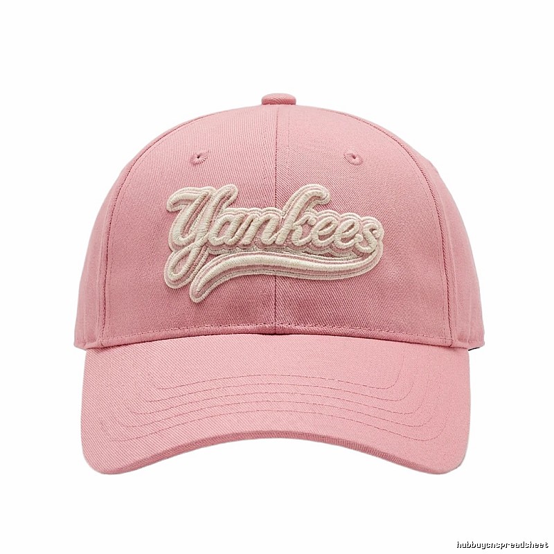 MLB Yankees pink baseball cap