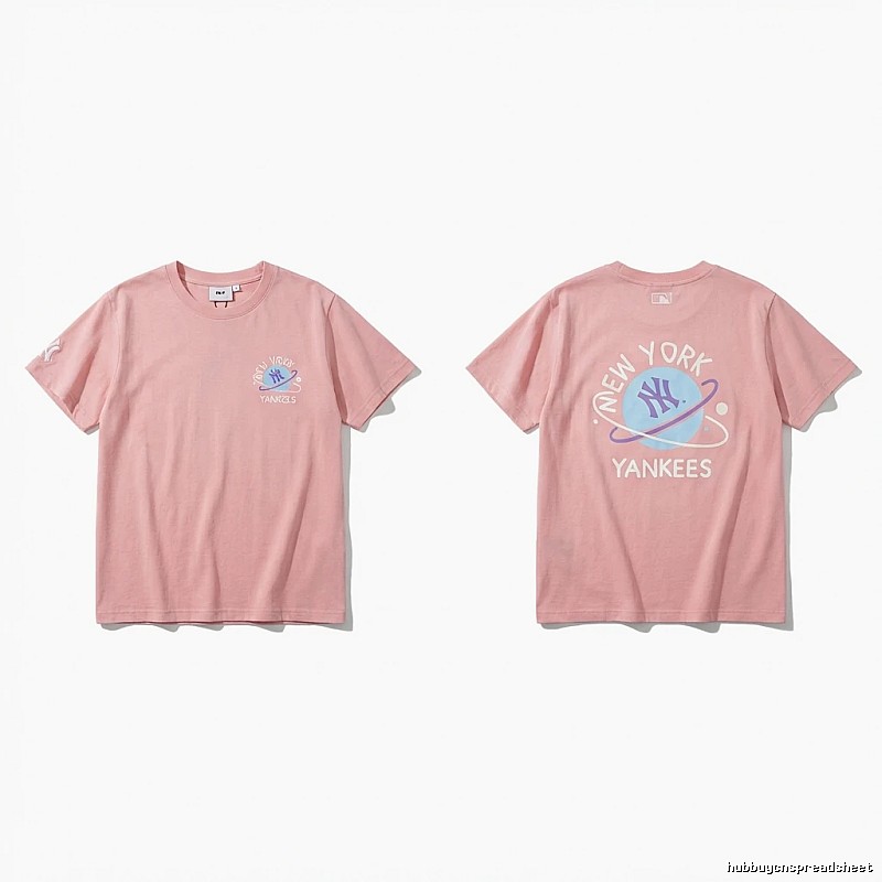 MLB Yankees pink T-shirts
