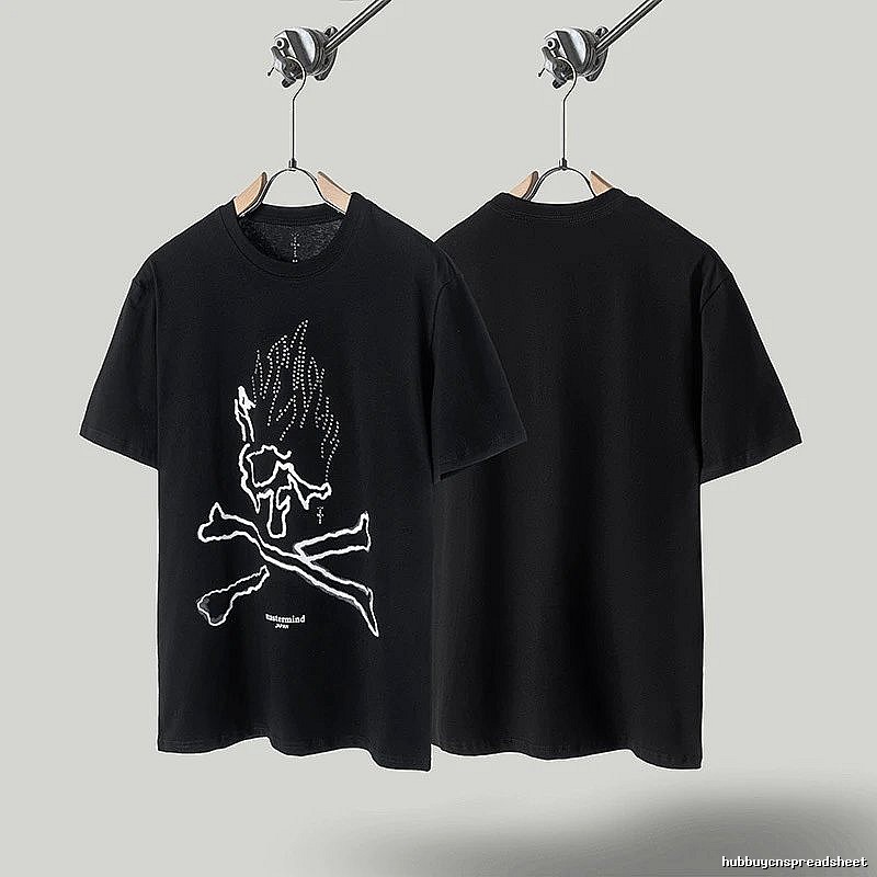 MMJ x Travis Scott Skull Street Style Black T-Shirt