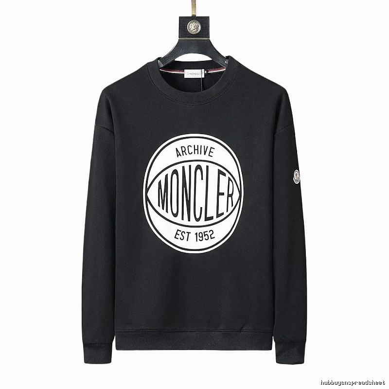 Moncler Archive Retro Style Black Sweatshirt