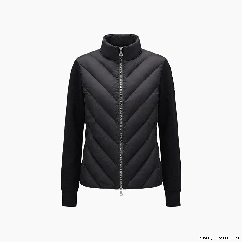 Moncler black casual style down jacket