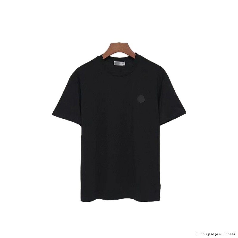 Moncler Classic Minimalist Style Black Short-sleeve T-shirt