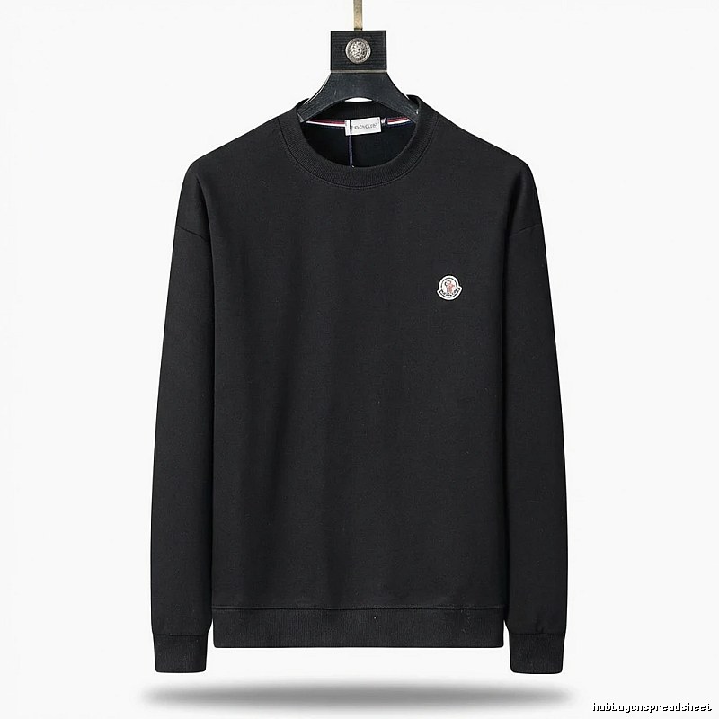 Moncler classic simple black sweatshirt