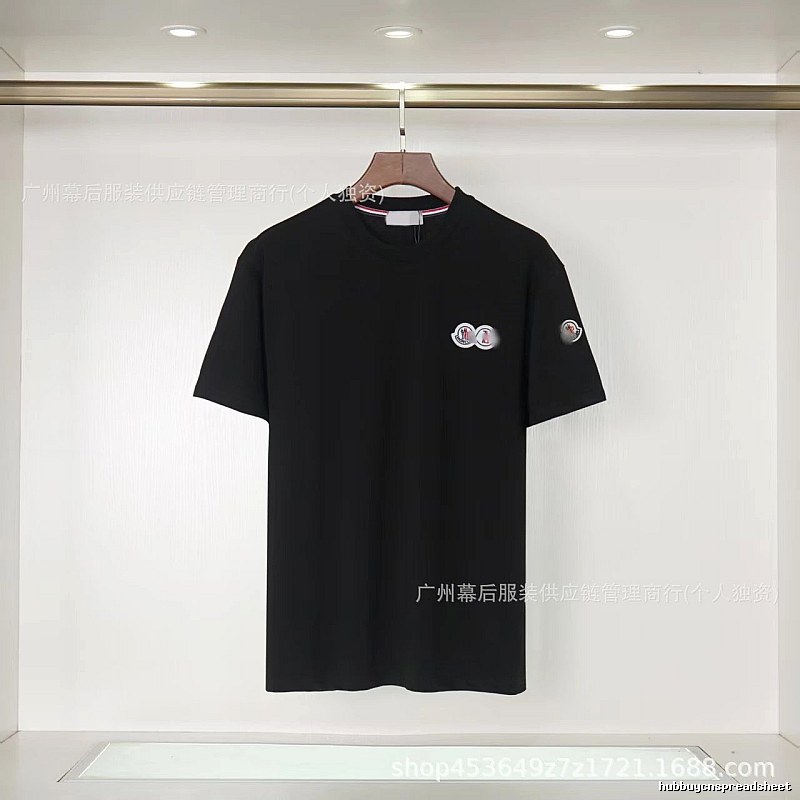 Moncler Co-branded Casual Style Black Short-sleeve T-shirt