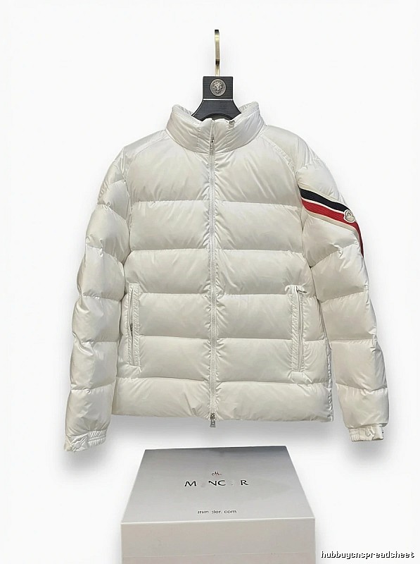 Moncler Fashion White Down Jacket