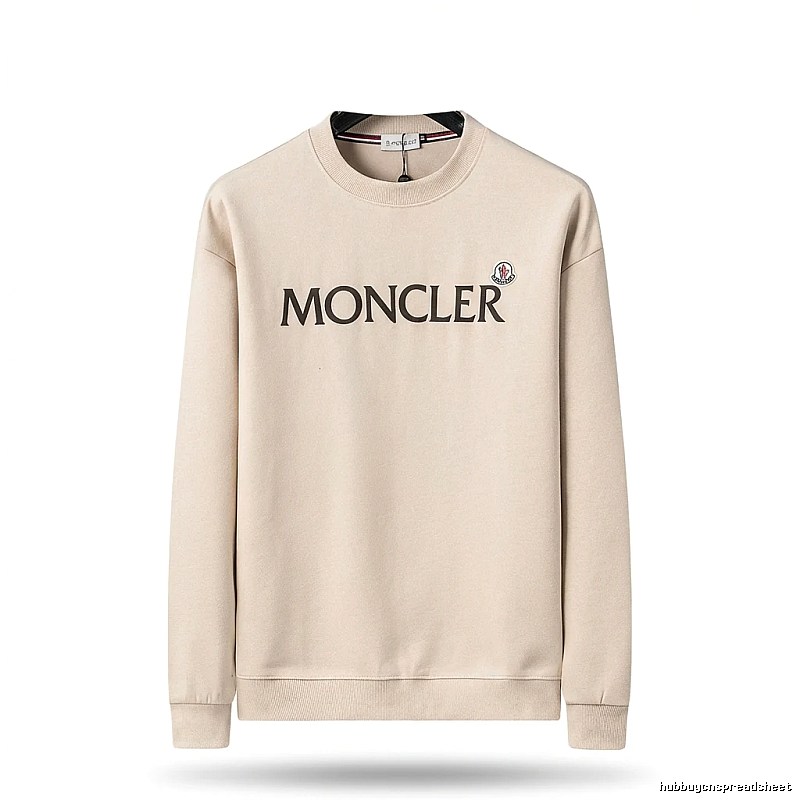 Moncler minimalist beige sweatshirt
