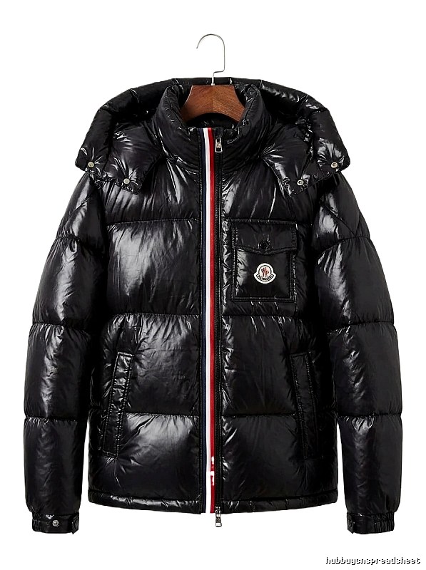Moncler Shiny and Stylish Black Down Jacket