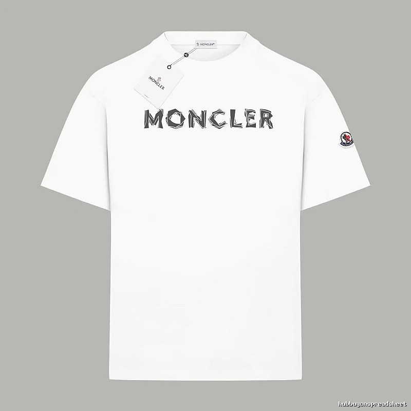 Moncler Simple and Fashionable White T-shirt