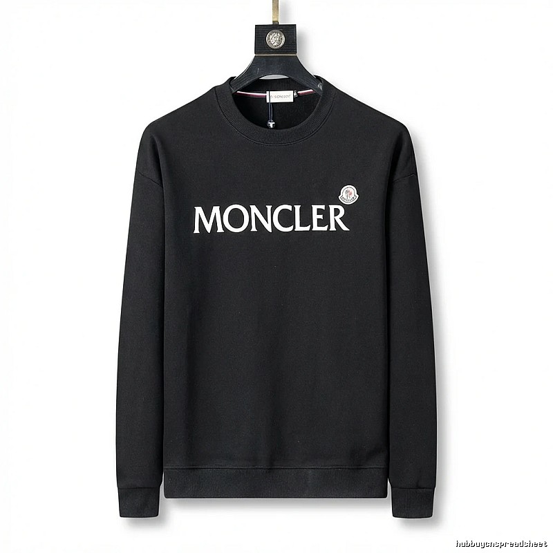 Moncler simple-style black sweatshirt