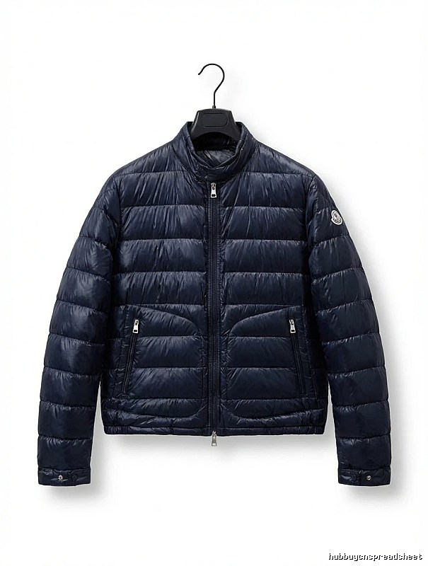 Moncler smooth - faced down jacket (black)