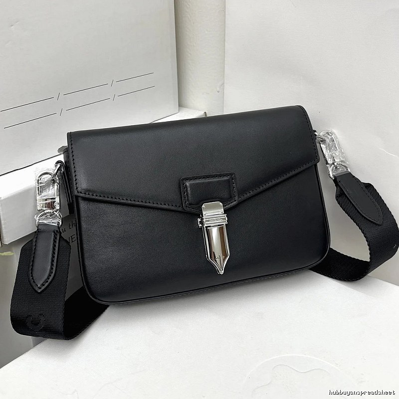 Montblanc Shoulder bag Black Flap Wide