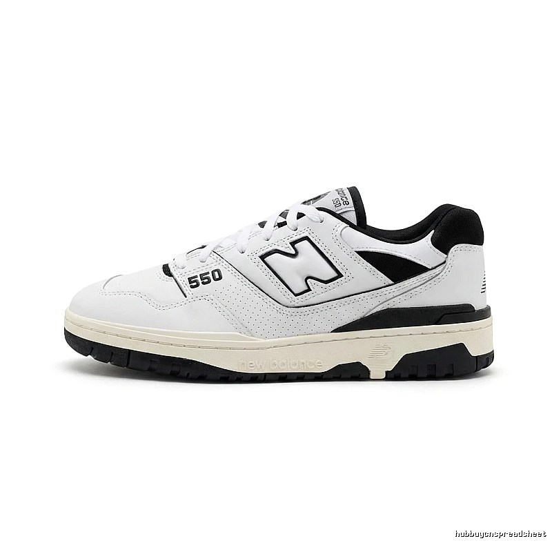 New Balance 550 Retro Style White Shoes
