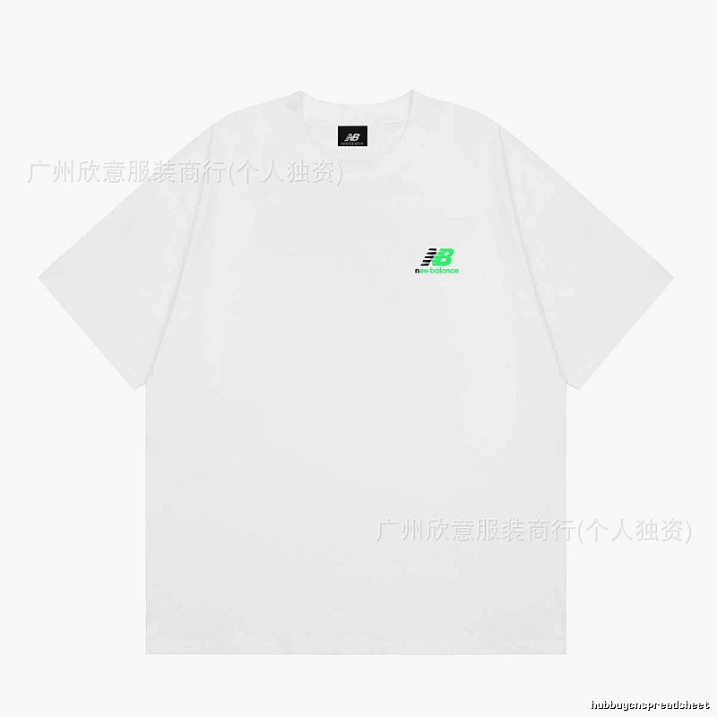 New Balance Casual Series Minimalist Style White T-Shirt