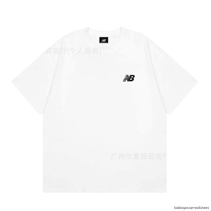 New Balance Classic Casual Style White Short-sleeve T-shirt