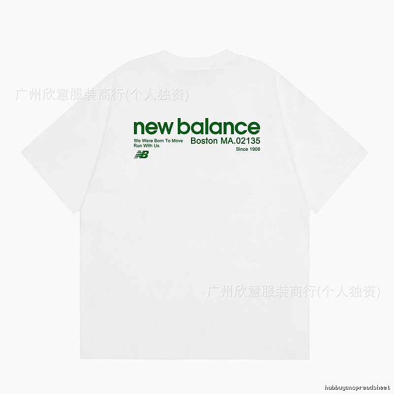 New Balance Vintage Casual Printed White T-Shirt