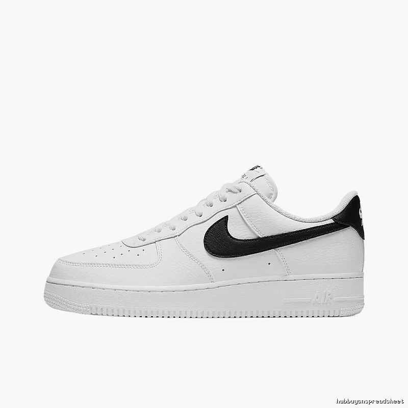 Nike Air Force 1 Black and White Simple Sneakers