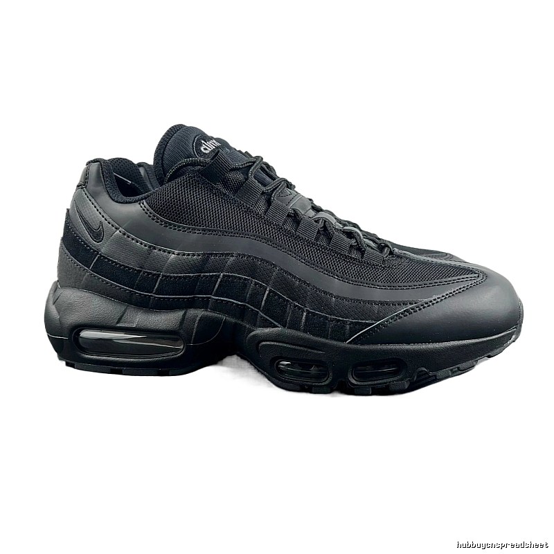 Nike Air Max 95 black trendy sports shoes